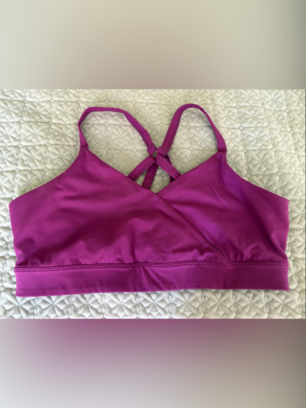 Strappy Magenta Bralette